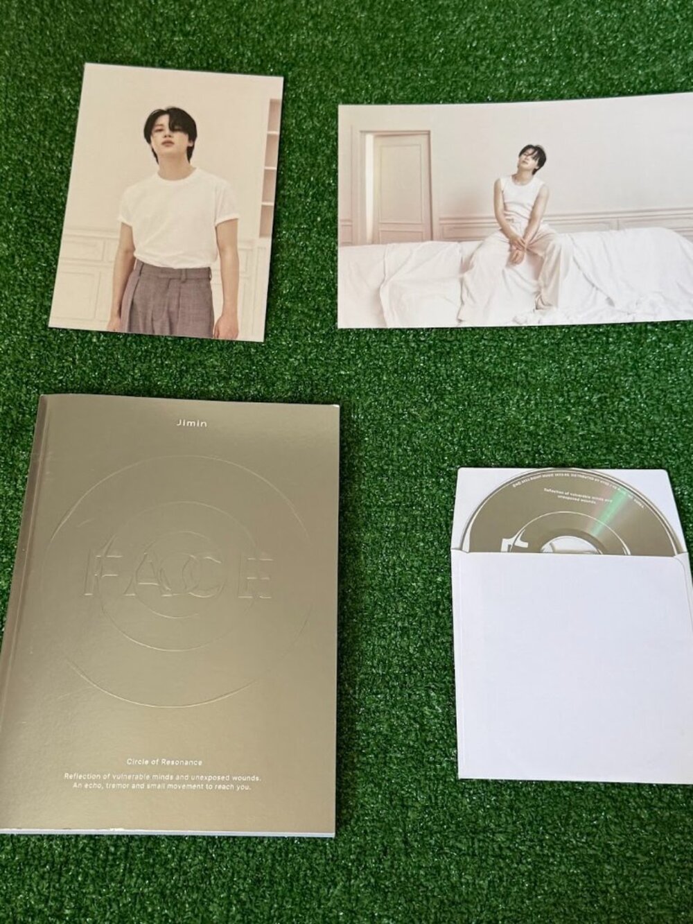 Jimin FACE Invisible Face Ver Album CD Photobook 2 Postcards BTS K-Pop 2023